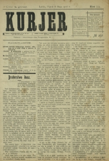 Kurjer / redaktor i wydawca Stanisław Korczak. - R. 3, nr 105 (8 maja 1908)