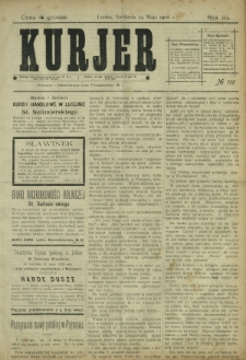 Kurjer / redaktor i wydawca Stanisław Korczak. - R. 3, nr 118 (24 maja 1908)