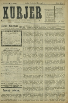 Kurjer / redaktor i wydawca Stanisław Korczak. - R. 3, nr 120 (27 maja 1908)