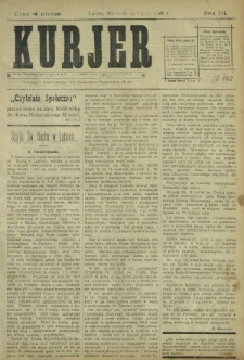Kurjer / redaktor i wydawca Stanisław Korczak. - R. 3, nr 162 (19 lipca 1908)