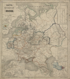 Karta Evropejskoj Rossìi
