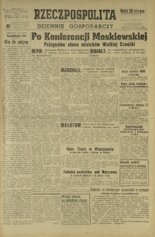 Rzeczpospolita i Dziennik Gospodarczy. R. 4, nr 113 (27 kwietnia 1947)