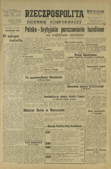Rzeczpospolita i Dziennik Gospodarczy. R. 4, nr 114 (28 kwietnia 1947)