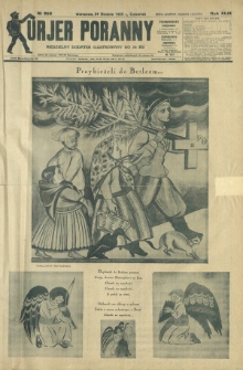 Kurjer Poranny : niedzielny dodatek ilustrowany do R. 49, No 355 (24 grudnia 1925)