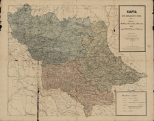 Karta jugo-zapadnago kraja: Gubernii Kievskaâ, Volynskaâ i Podol'skaâ