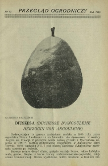 Przegląd Ogrodniczy : organ Małopolskiego Tow. Ogrodniczego we Lwowie R. 8, Nr 12 (1925)