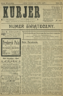 Kurjer / redaktor i wydawca Stanisław Korczak. - R. 3, nr 295 (24 grudnia 1908) Numer Świąteczny