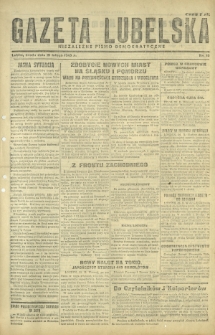 Gazeta Lubelska : niezależne pismo demokratyczne. 1945, nr 10 (21 lutego)