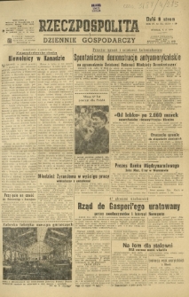 Rzeczpospolita i Dziennik Gospodarczy. R. 4, nr 275 (7 października 1947)