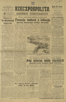 Rzeczpospolita i Dziennik Gospodarczy. R. 4, nr 279 (11 października 1947)