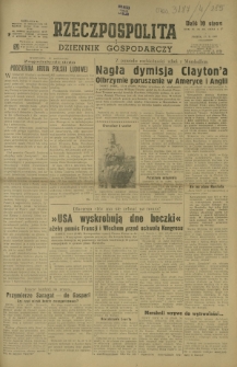 Rzeczpospolita i Dziennik Gospodarczy. R. 4, nr 285 (17 października 1947)