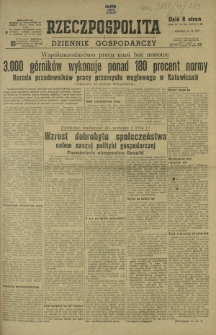 Rzeczpospolita i Dziennik Gospodarczy. R. 4, nr 289 (21 października 1947)