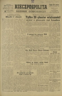 Rzeczpospolita i Dziennik Gospodarczy. R. 4, nr 300 (1 listopada 1947)