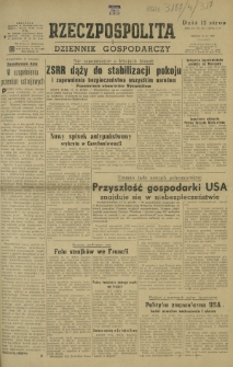 Rzeczpospolita i Dziennik Gospodarczy. R. 4, nr 317 (19 listopada 1947)