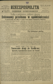 Rzeczpospolita i Dziennik Gospodarczy. R. 4, nr 320 (22 listopada 1947)