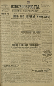 Rzeczpospolita i Dziennik Gospodarczy. R. 4, nr 321 (23 listopada 1947)