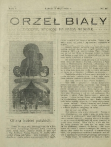 Orzeł Biały : tygodnik, wychodzi na każdą niedzielę. - R. 2, nr 18 (2 maja 1926)