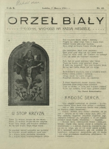 Orzeł Biały : tygodnik, wychodzi na każdą niedzielę. - R. 2, nr 10 (7 marca 1926)