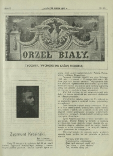 Orzeł Biały : tygodnik, wychodzi na każdą niedzielę. - R. 1, 11 (15 marca 1925)