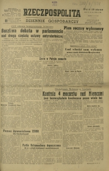 Rzeczpospolita i Dziennik Gospodarczy. R. 4, nr 331 (3 grudnia 1947)