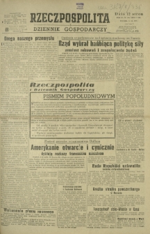 Rzeczpospolita i Dziennik Gospodarczy. R. 4, nr 336 (9 grudnia 1947)