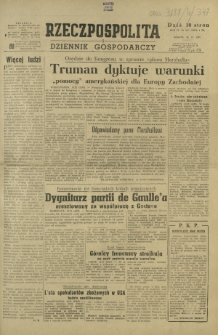 Rzeczpospolita i Dziennik Gospodarczy. R. 4, nr 347 (20 grudnia 1947)