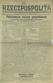 Rzeczpospolita. R. 3, nr 3=498 (3 stycznia 1946)