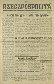 Rzeczpospolita. R. 3, nr 22=517 (23 stycznia 1946)