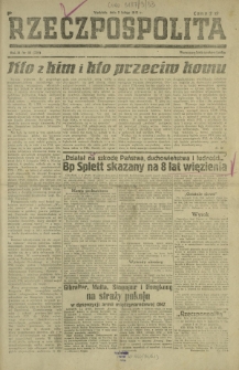 Rzeczpospolita. R. 3, nr 33=529 (3 lutego 1946)