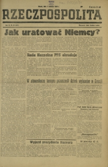 Rzeczpospolita. R. 3, nr 91=587 (2 kwietnia 1946)