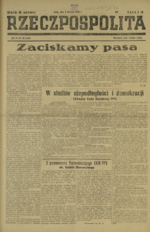 Rzeczpospolita. R. 3, nr 92=588 (3 kwietnia 1946)