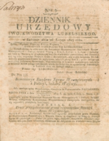 Dziennik Urzędowy Województwa Lubelskiego 1823.02.26. Nr 9