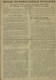 Ogniwo : organ informacyjny i sprawozdawczy Związku Zawodowego Nauczycielstwa Polskich Szkół Średnich R. 4, Nr 5/6/7 (10 kwietnia 1924). Dodatek 2