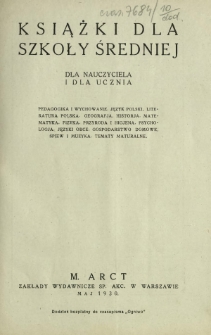 Ogniwo : organ informacyjny i sprawozdawczy Związku Zawodowego Nauczycielstwa Polskich Szkół Średnich i Biuletyn Zarządu Głównego Z.Z.N.P.S.Ś. Dodatek (maj 1930)