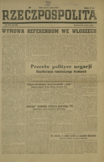 Rzeczpospolita. R. 3, nr 169=665 (22 czerwca 1946)