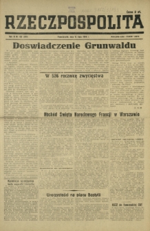 Rzeczpospolita. R. 3, nr 193=689 (15 lipca 1946)