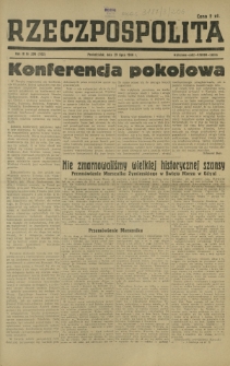 Rzeczpospolita. R. 3, nr 206=702 (29 lipca 1946)