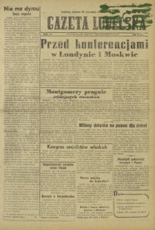 Gazeta Lubelska : niezależne pismo demokratyczne. R. 3, Nr 9=677 (11 stycznia 1947)