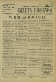 Gazeta Lubelska : niezależne pismo demokratyczne. R. 3, Nr 15=683 (17 stycznia 1947)