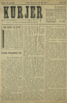 Kurjer / redaktor i wydawca Stanisław Korczak. - R. 3, nr 298 (30 grudnia 1908)