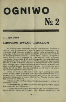 Ogniwo / [Związek Zawodowy Nauczycielstwa Polskich Szkół Średnich]. [R. 12], Nr 2 (1932)