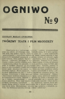 Ogniwo / [Związek Zawodowy Nauczycielstwa Polskich Szkół Średnich]. [R. 12], Nr 9 (1932)