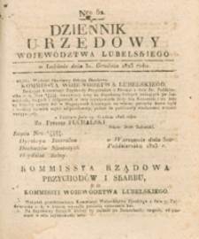 Dziennik Urzędowy Województwa Lubelskiego 1823.12.31. Nr 52 + dod.