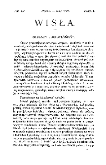 Wisła : miesięcznik gieograficzno-etnograficzny. T. 15, z 1 (styczeń/luty 1901)