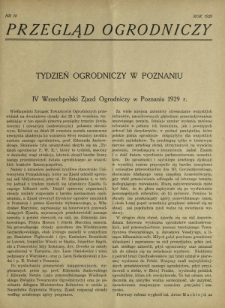 Przegląd Ogrodniczy R. 12, Nr 10 (1929)