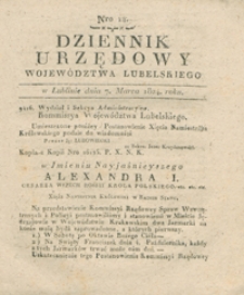 Dziennik Urzędowy Województwa Lubelskiego 1824.[04].07. Nr 14 + dod.