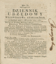 Dziennik Urzędowy Województwa Lubelskiego 1824.09.01. Nr 35 + dod.