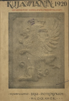 Kujawianin : kalendarz na rok 1920. R. 6