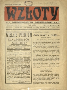 Wzloty : miesięcznik literacki R. 2, Nr 6 (1935)
