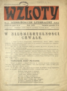 Wzloty : miesięcznik literacki R. 2, Nr 7 (1935)